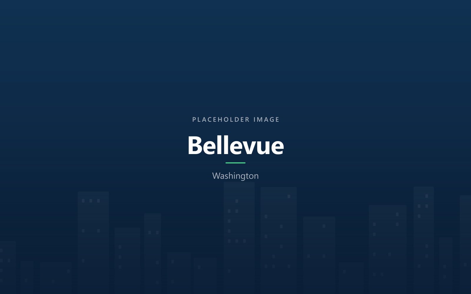 Bellevue, WA skyline